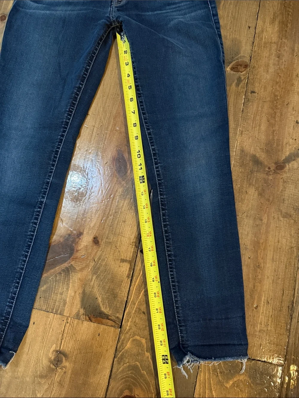 7 For All Mankind Dark Wash Skinny Jeans